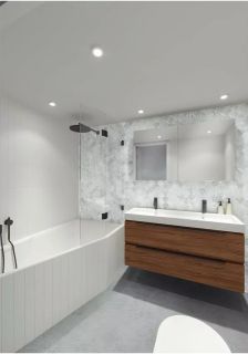 Акриловая ванна Riho Rethink Space Plug and Play B114005005 L 170х90см белый